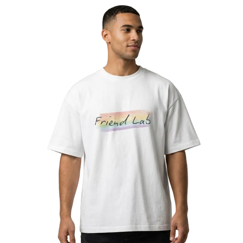 The Friend Lab Script Tee Pride Series